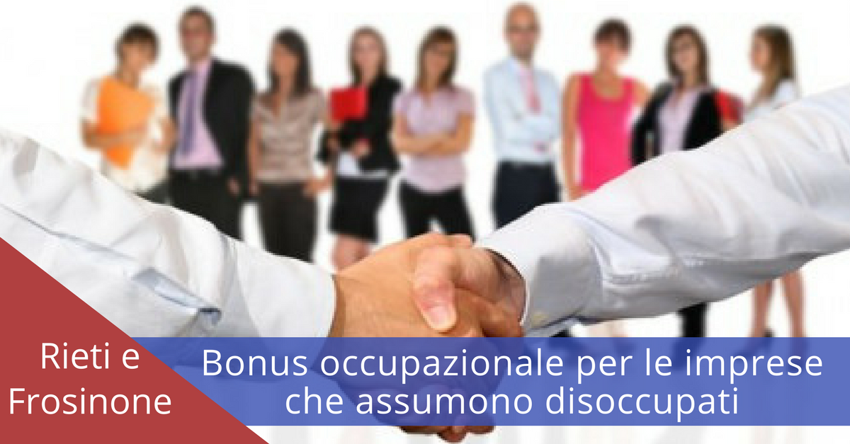 Bonus occupazionale - Commercityblog