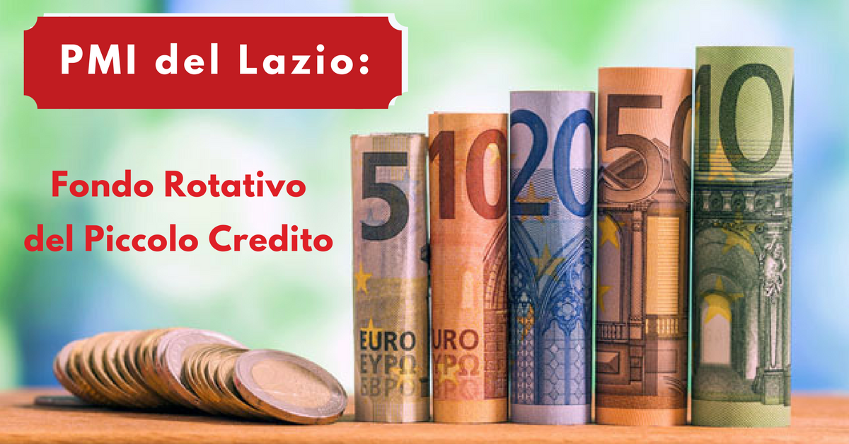 PMI del Lazio, Fondo Rotativo del Piccolo Credito - Commercity Blog