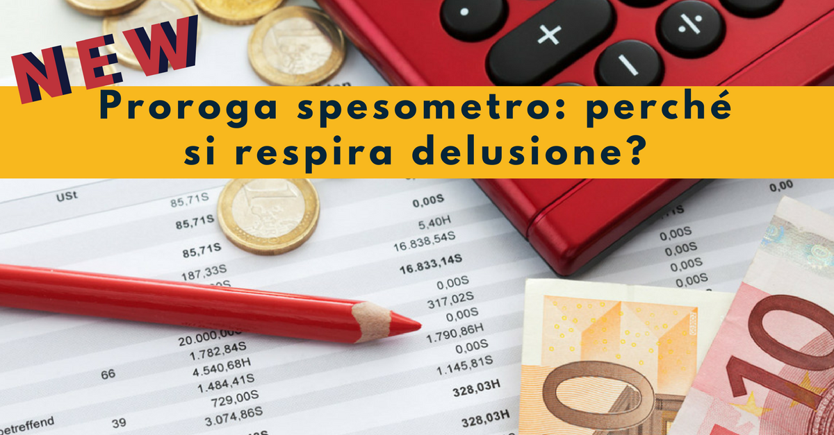 Proroga spesometro, perché si respira delusione - Commercity Blog